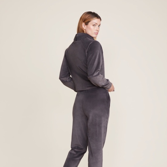 BAREFOOT DREAMS LUXECHIC COLLECTION SKINNY PANT ZIPS AND PULLOVER SWEATER SET - Picture 2 of 6